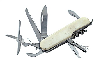 15-333SB MILITARY KNIFE SMOOTHBONE 3" [Frost Cutlery]