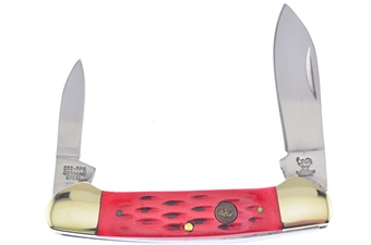 252-RPB H&R 2-BLADE RED PICKBONE 3 5/8" [Hen & Rooster]