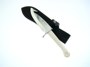 HR-5016DBJ DEER BONE JOINT BOWIE W/SH 10.75 [Hen & Rooster]