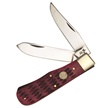 14-189RJB LITTLE BULLET RED JIGBONE 3.25" [Frost Family • Pocket Knives]