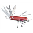 15-333CLR MILITARY KNIFE CLEAR RED   3" [Frost Cutlery • Pocket Knives • Multi-Tools]