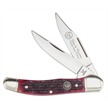 232-RPB H&R 2-BLADE RED PICKBONE 3 3/4" [Hen & Rooster • Pocket Knives]