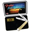 CAT-FS/Y CASE TRAPR.YELLOW FATHER/SON [Case Licensed • Collectors' Items • Collectors' Tins]