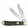 FF-108BSB TRAPPER BLACK SMTHBONE 4 1/4" [Frost Family • Pocket Knives]