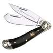 FF-111CBH/S SM.SADDLEHORN BUFFALO HORN 3 3/8 [Frost Family • Pocket Knives]