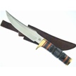 GW-3536BPW BOWIE BLK PAKKAWOOD W/SH 12" [Chipaway Cutlery • Fixed Blades • Bowies]