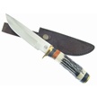 GW-3583IS BOWIE IMITATION STAG W/SH 10" [Chipaway Cutlery • Fixed Blades • Bowies]