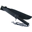 HK6080-145B 14.5" BK SURVIVAL BOWIE W/NYL SH [Frost Cutlery • Fixed Blades & Hunters • Survival ]