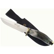 HR-4801GDS H&R GREEN STAG BOWIE W/SH 10.25" [Hen & Rooster • Fixed Blades • Bowies]