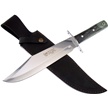 HR-5033GDS H&R GREEN STAG BOWIE W/SH 15" [Hen & Rooster • Fixed Blades • Bowies]