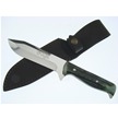 HR-5035GDS H&R GREEN STAG BOWIE W/SH 9.75" [Hen & Rooster • Fixed Blades • Bowies]