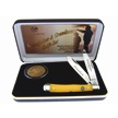 HR-GFGS GRANDFATHER & SON TRPR W/ COIN [Hen & Rooster • Pocket Knives]