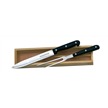 KK-2015 2PC. CARVING SET W/WOOD BOX [Chef Deluxe • Kitchen Sets]