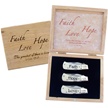 SET-390FHL FAITH HOPE & LOVE SET [Frost Cutlery • Gift Sets]
