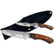 TH-012 TROPHY HTR 2PC. WOOD W/SH 6"&8" [Trophy Hunter • Fixed Blades]