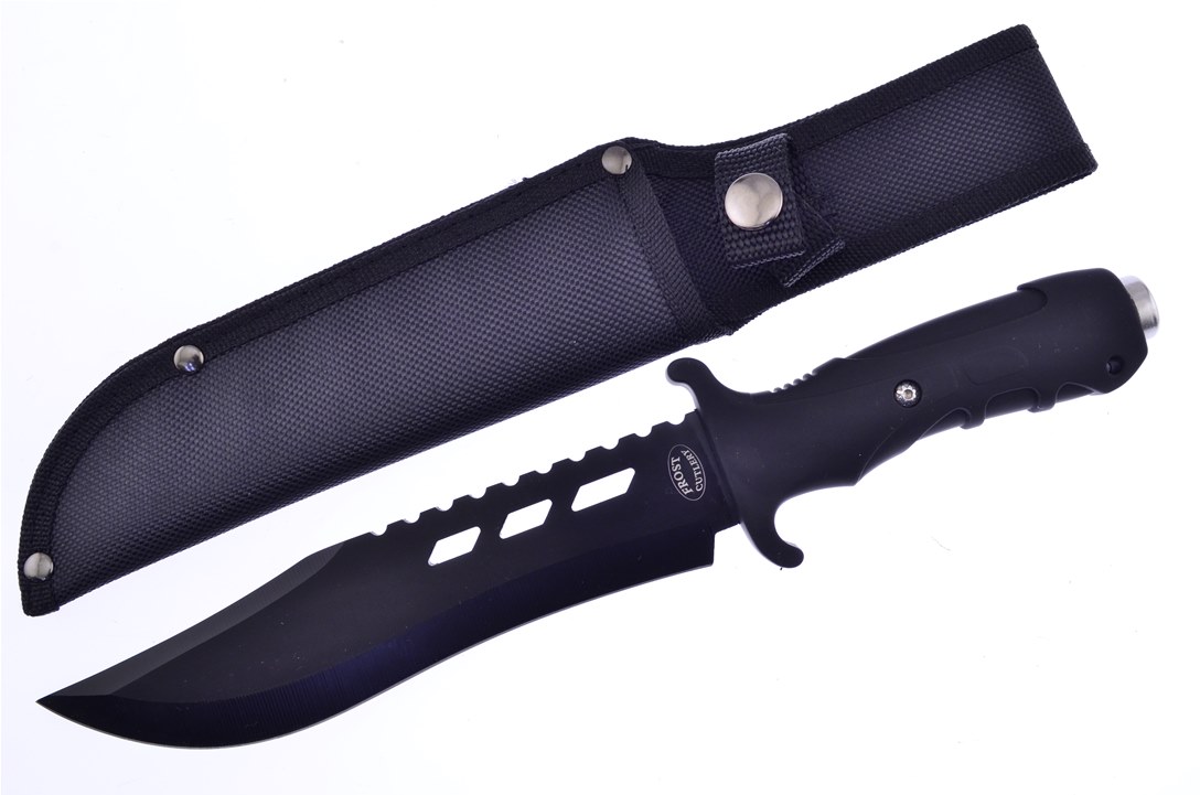 Frost Cutlery 12" SHADOW FIGHTER BOWIE W/SH (18407B/B)
