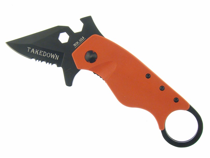 Frost Cutlery TAKEDOWN 1065 RESCUE (AL0082RD)