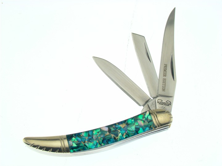 Frost Cutlery 3 BLD TOOTHPK BEARNBULL GR/CR/AB (BB109ABG3)