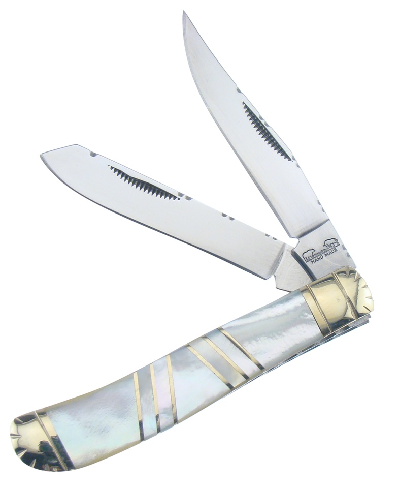 Frost Cutlery BEAR N BULL LIT.TRAPPER MOP 3.5" (BB126MOP)