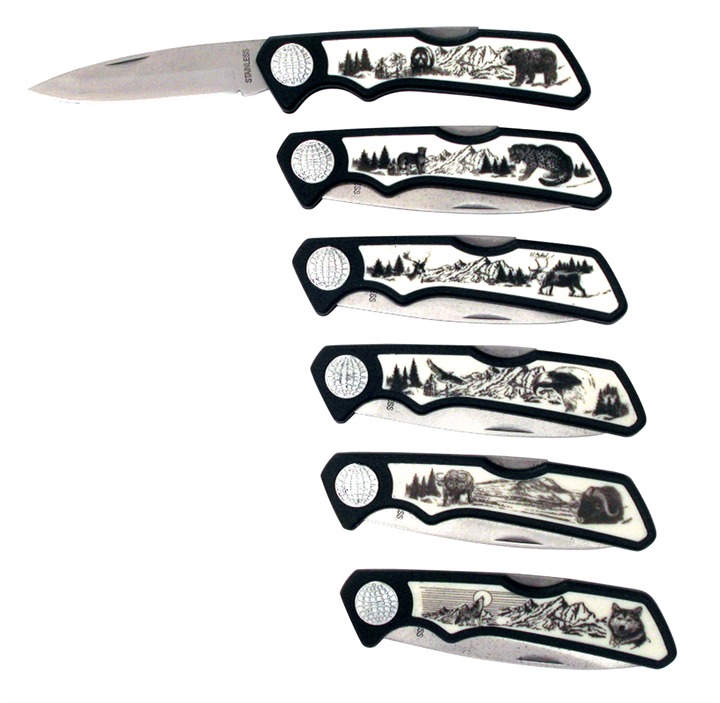 Frost Cutlery 6PC. WILDLIFE COLLECTION 3 5/8" (KC1921SET)