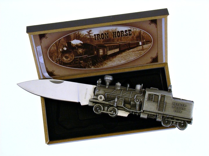 Frost Cutlery IRONHORSE TRAIN KNIFE "1918" (KN1264C)
