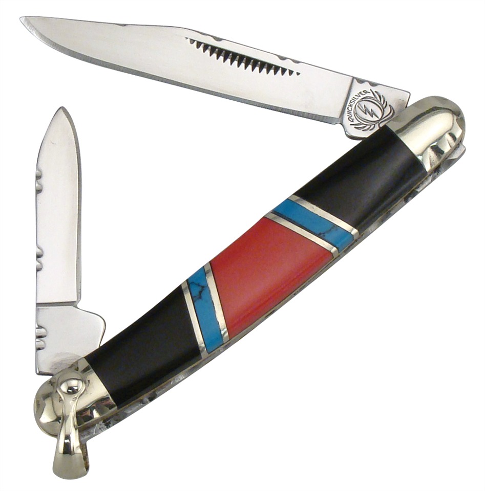 Quicksilver Keychain Pen Folding Pocket Knife Frost QS501BBRT (1604