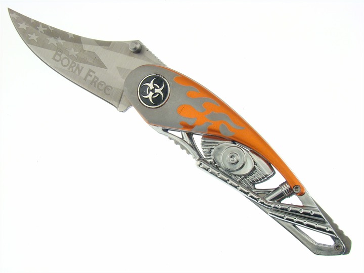 Frost Cutlery ORANGE COUNTY CHOPPER KNIFE (TF593OR)