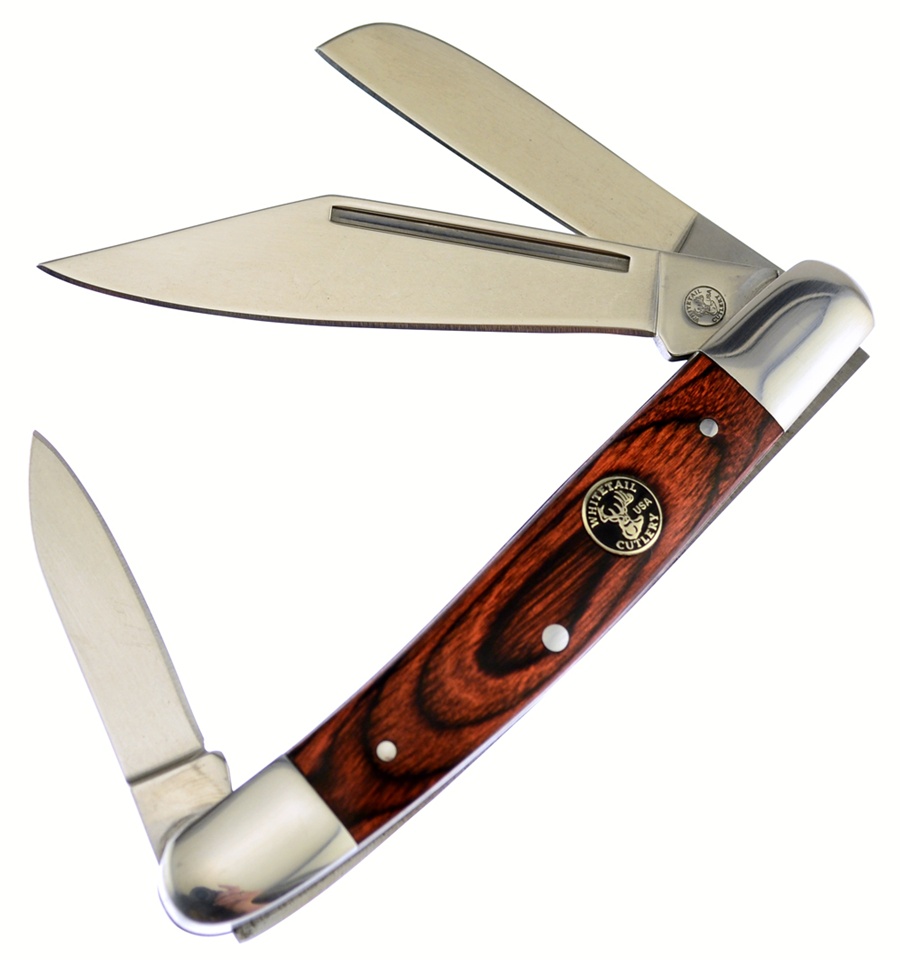 Frost Cutlery 4" PAKKAWOOD WRANGLER (WT112PW)