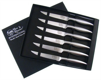 H&R Stainless Steel Steak Knife Set
