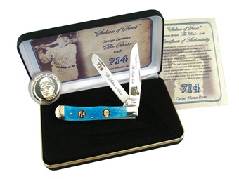 Babe Ruth Coin And Trapper Set