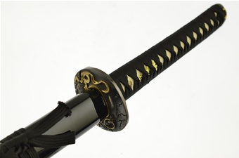 Blue Damascus Katana