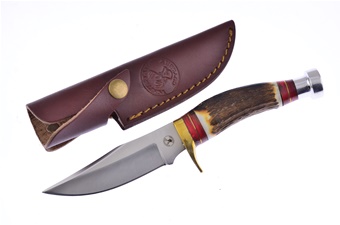Bowie Torch Stag w/Sheath 8.5