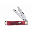 31950 - Case Trapper Dark Red Jig Bone.6254cv