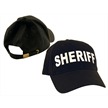 CAP-SHF/B - Sheriff Cap Black