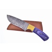 DM-1312 - Blue Pakkawood Damascus Skinner (1pc)